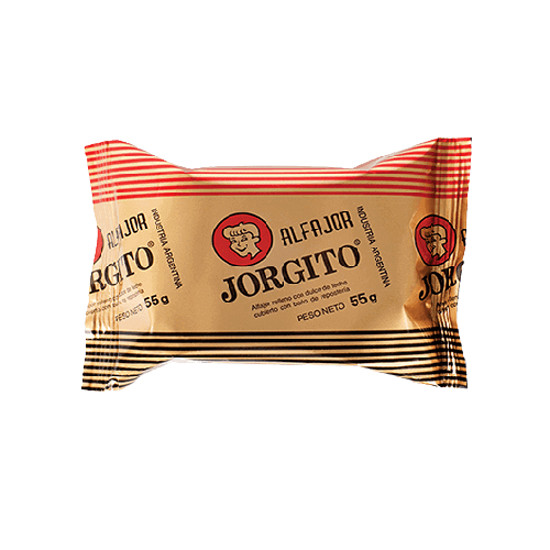 Jorgito Alfajor Chocolate Coated Alfajor Filled with Dulce de Leche